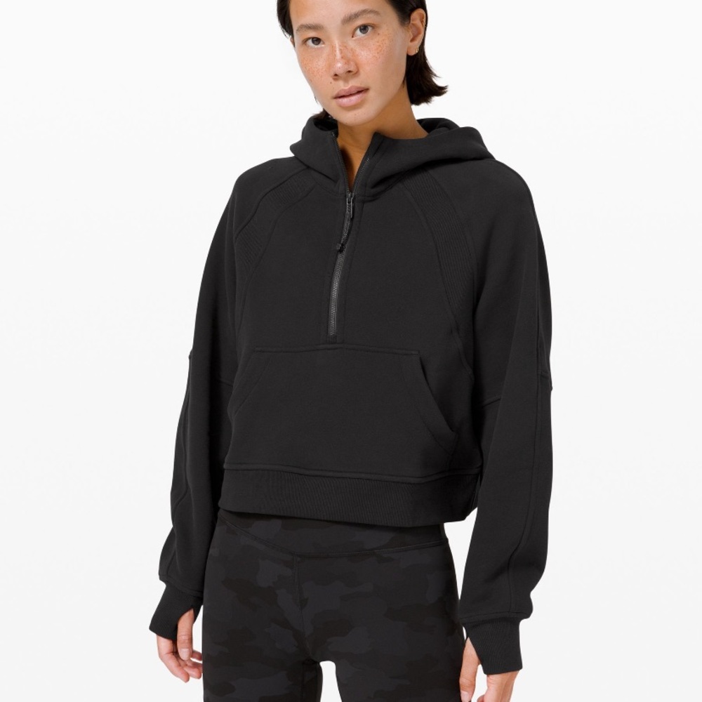 LULULEMON SCUBA OVERSIZED HALF ZIP HOODIE XS/S